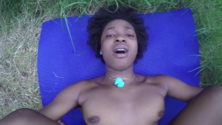 Preview for Squirting Open air POV Intercourse with Carla Cain, bushy bush ebony